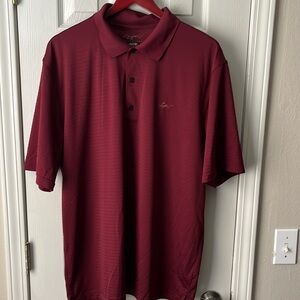 Greg Norman Burgundy Polo - size XL.